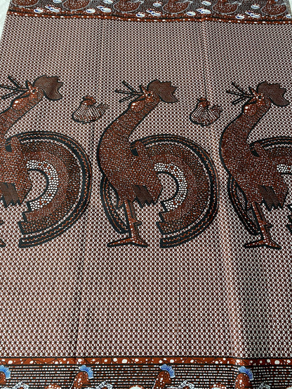 Polycotton African Fabric 6 Yards Soft Ankara Wax Print Material