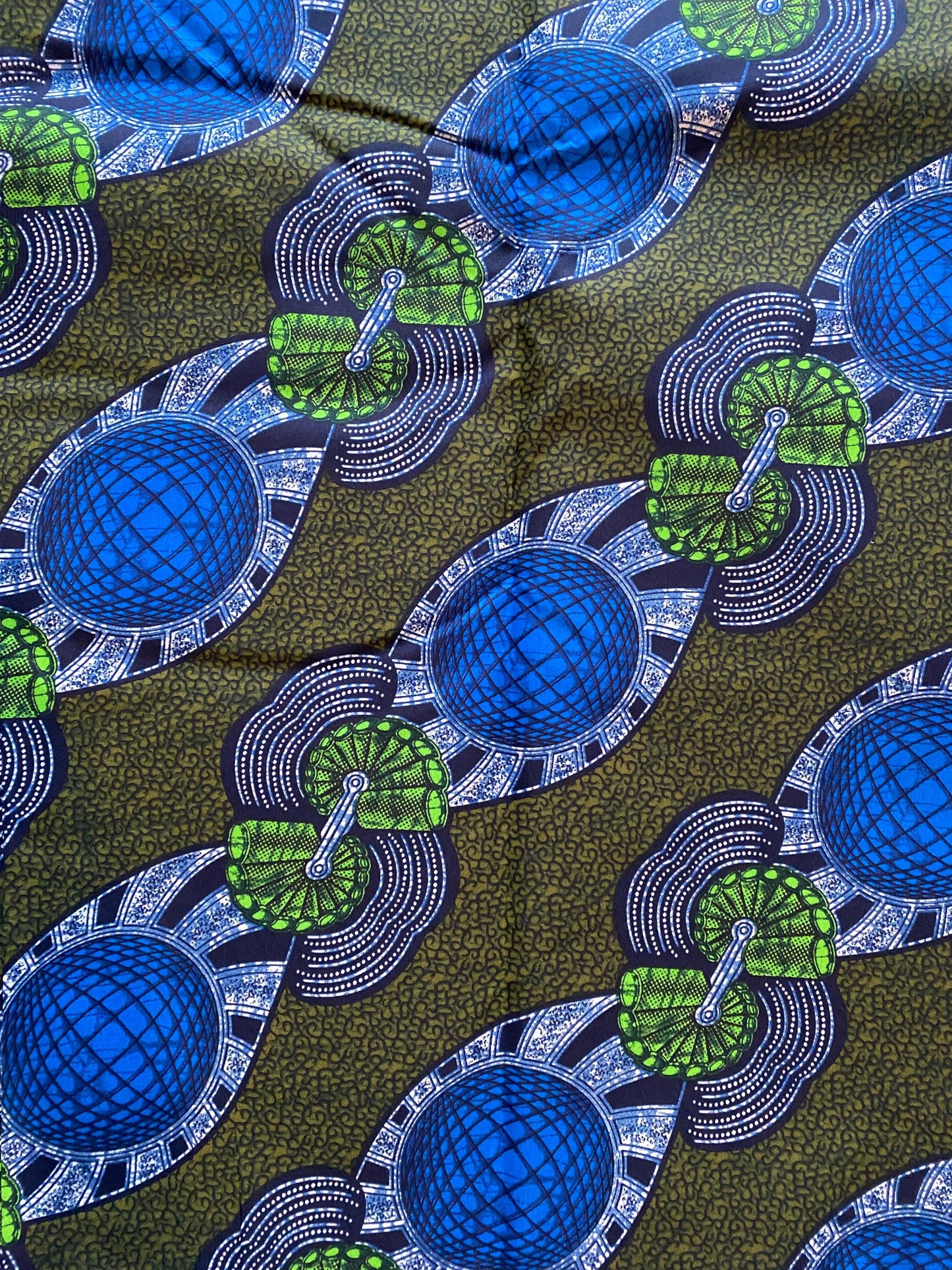 Polycotton African Fabric 6 Yards Soft Ankara Wax Print Material