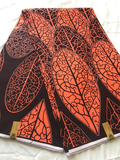 Polycotton African Fabric 6 Yards Soft Ankara Wax Print Material