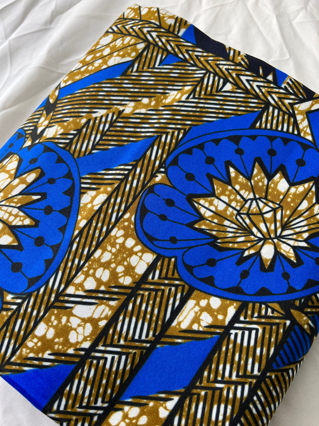 Polycotton African Fabric 6 Yards Soft Ankara Wax Print Material