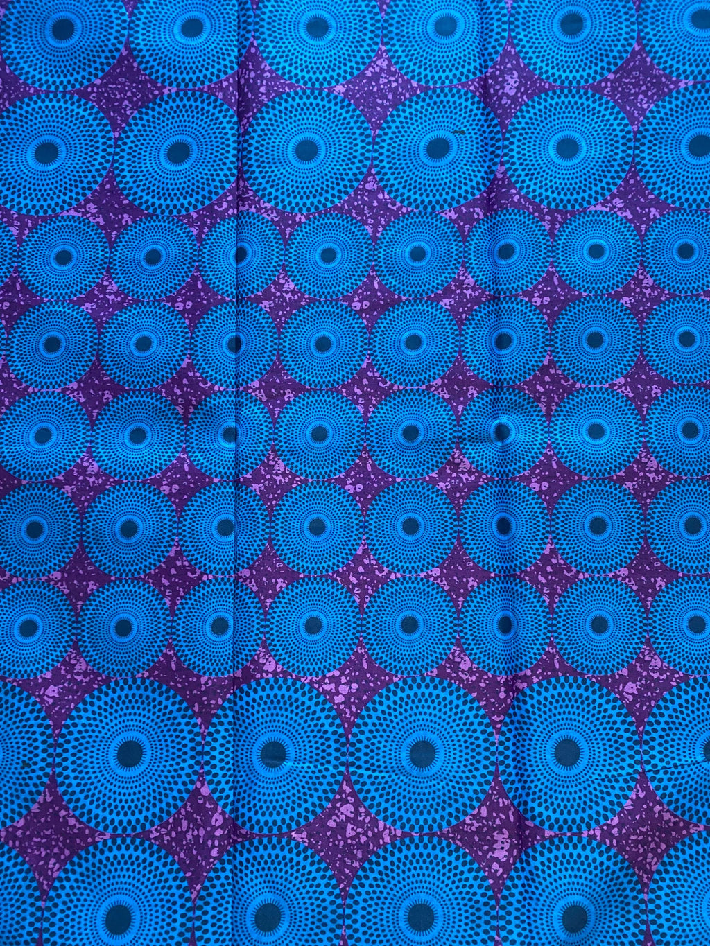 Polycotton African Fabric 6 Yards Soft Ankara Wax Print Material