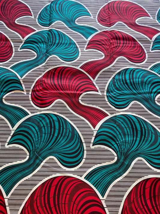 Ankara Fabric: Medium Weight African Print Polycotton, 6 Yards