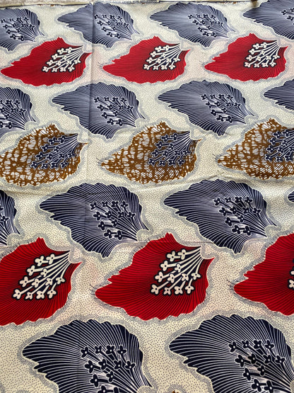 Polycotton African Fabric 6 Yards Soft Ankara Wax Print Material