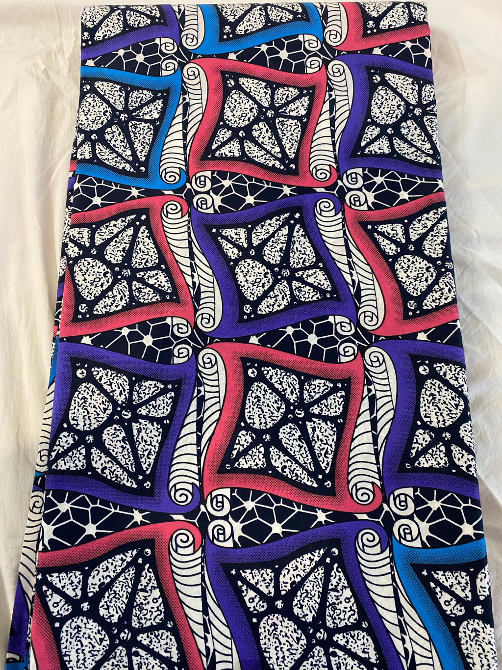 Polycotton African Fabric 6 Yards Soft Ankara Wax Print Material