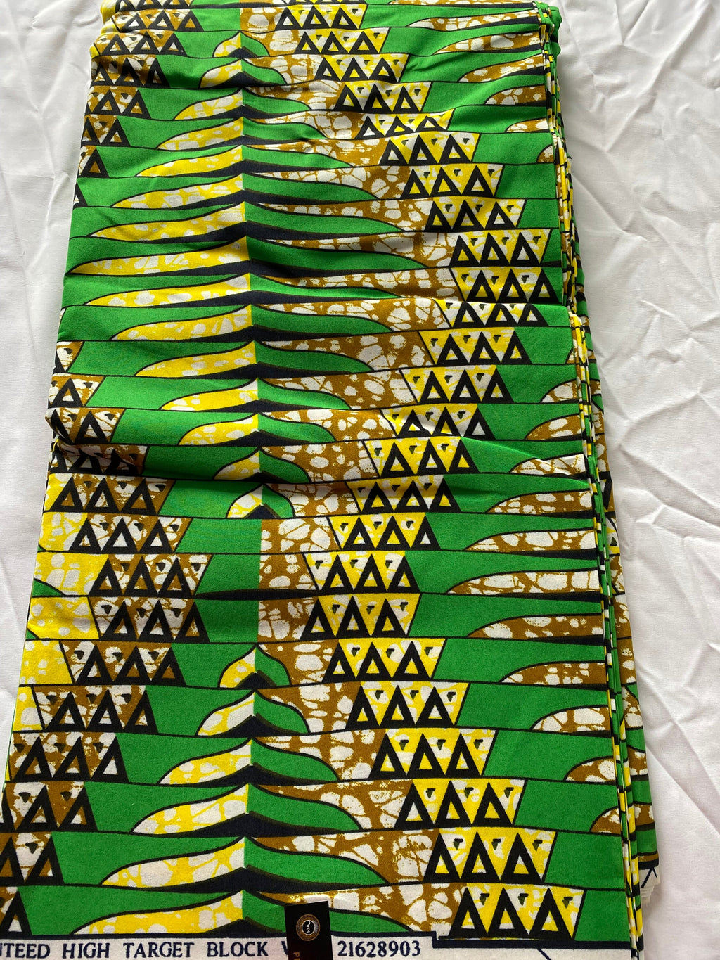 Polycotton African Fabric 6 Yards Soft Ankara Wax Print Material