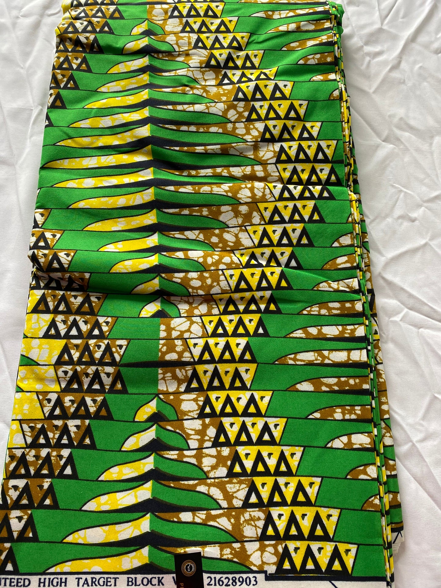 Polycotton African Fabric 6 Yards Soft Ankara Wax Print Material