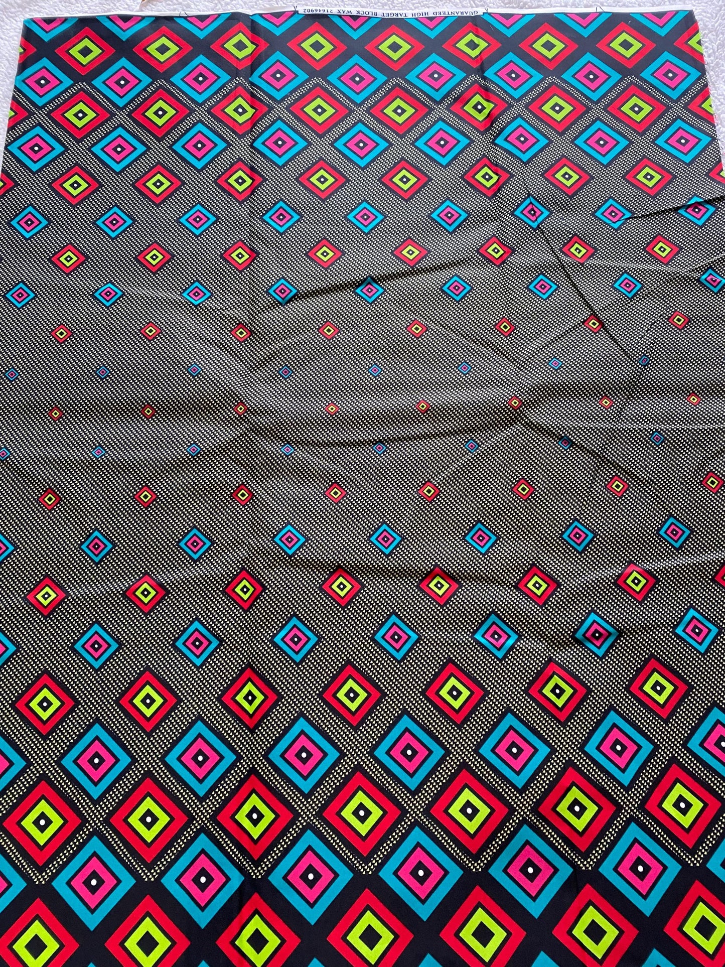 Polycotton African Fabric 6 Yards Soft Ankara Wax Print Material