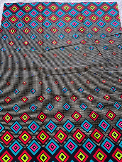 Polycotton African Fabric 6 Yards Soft Ankara Wax Print Material