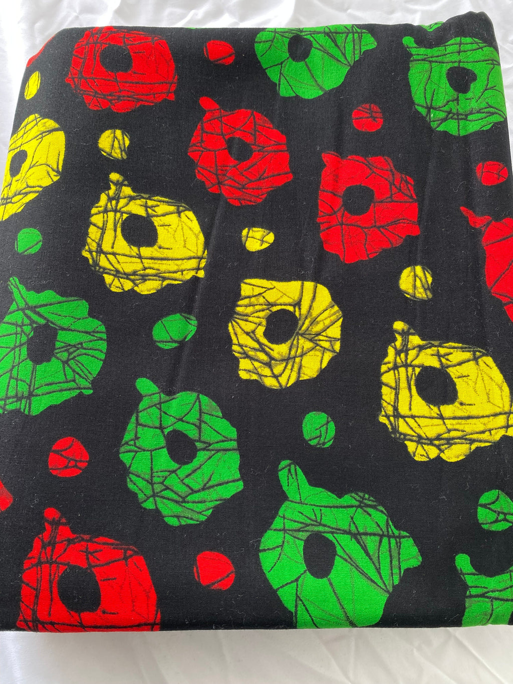6 Yards 100% Cotton Ankara Wax Print Fabric African Print for Dressmaking, Quilting & Home Décor