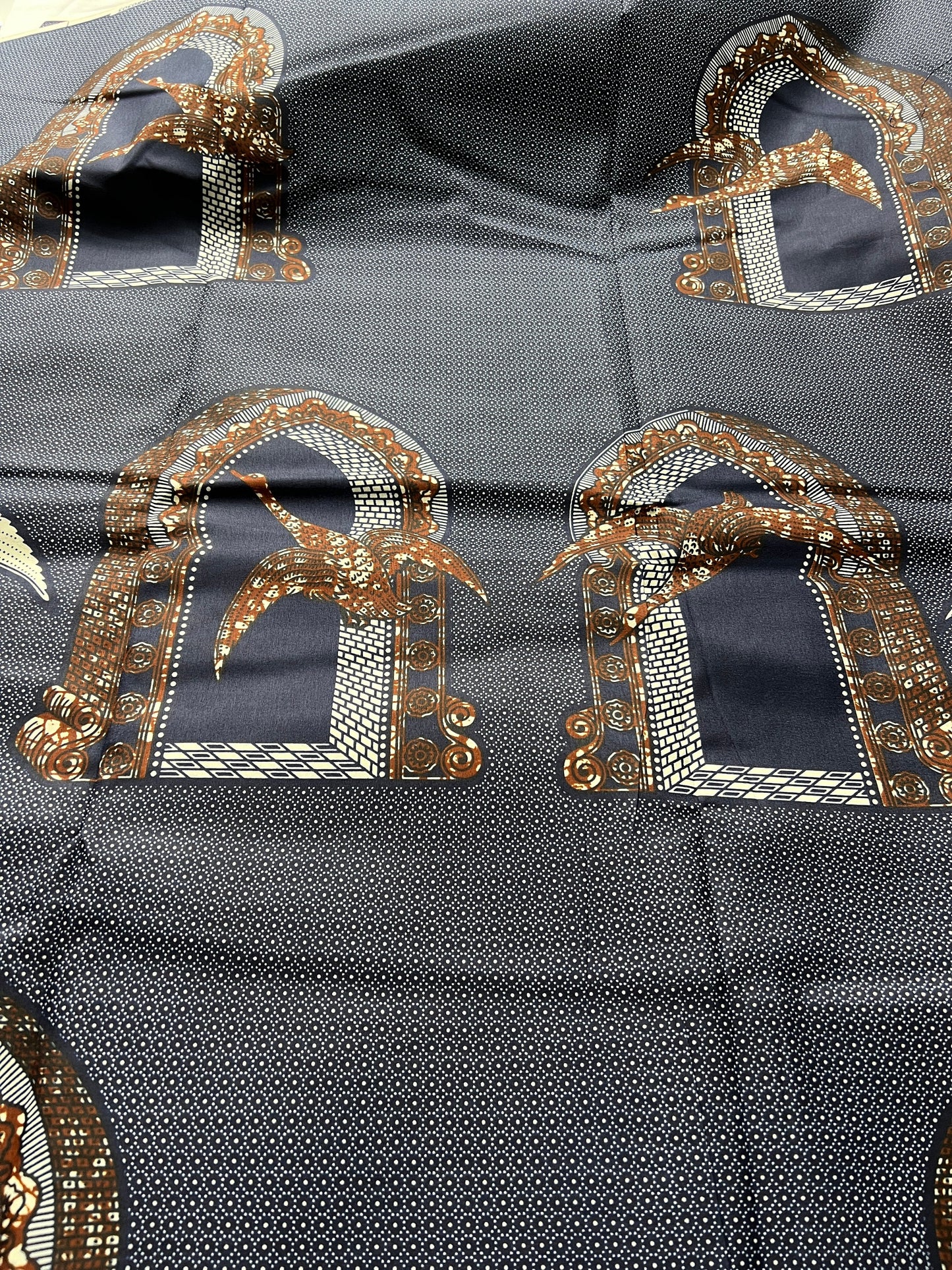 Polycotton African Fabric 6 Yards Soft Ankara Wax Print Material