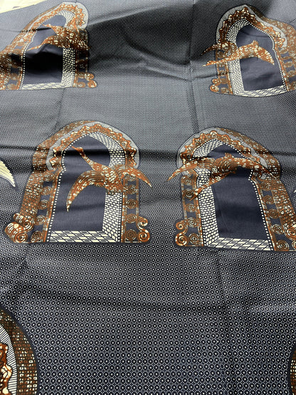 Polycotton African Fabric 6 Yards Soft Ankara Wax Print Material