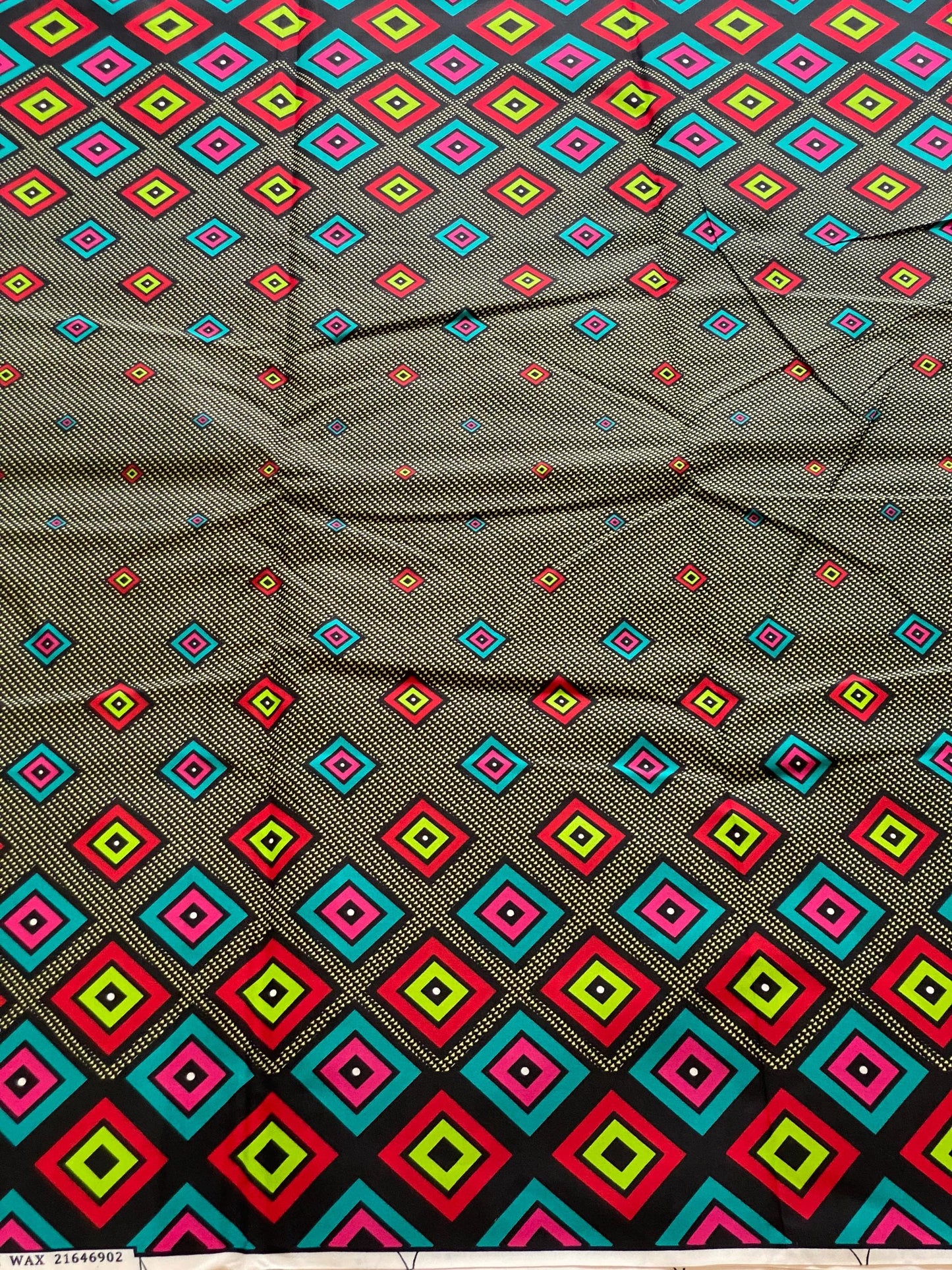 Polycotton African Fabric 6 Yards Soft Ankara Wax Print Material