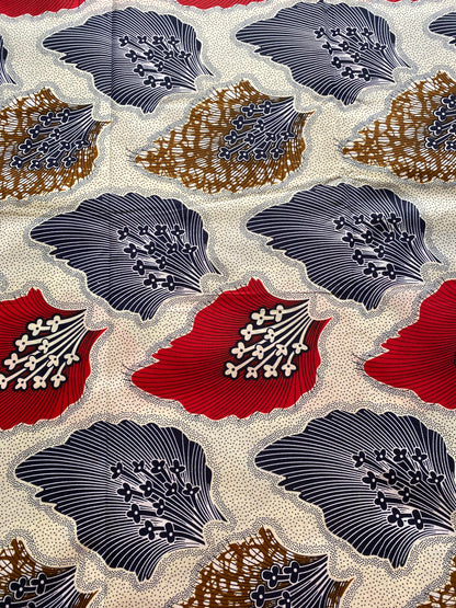 Polycotton African Fabric 6 Yards Soft Ankara Wax Print Material