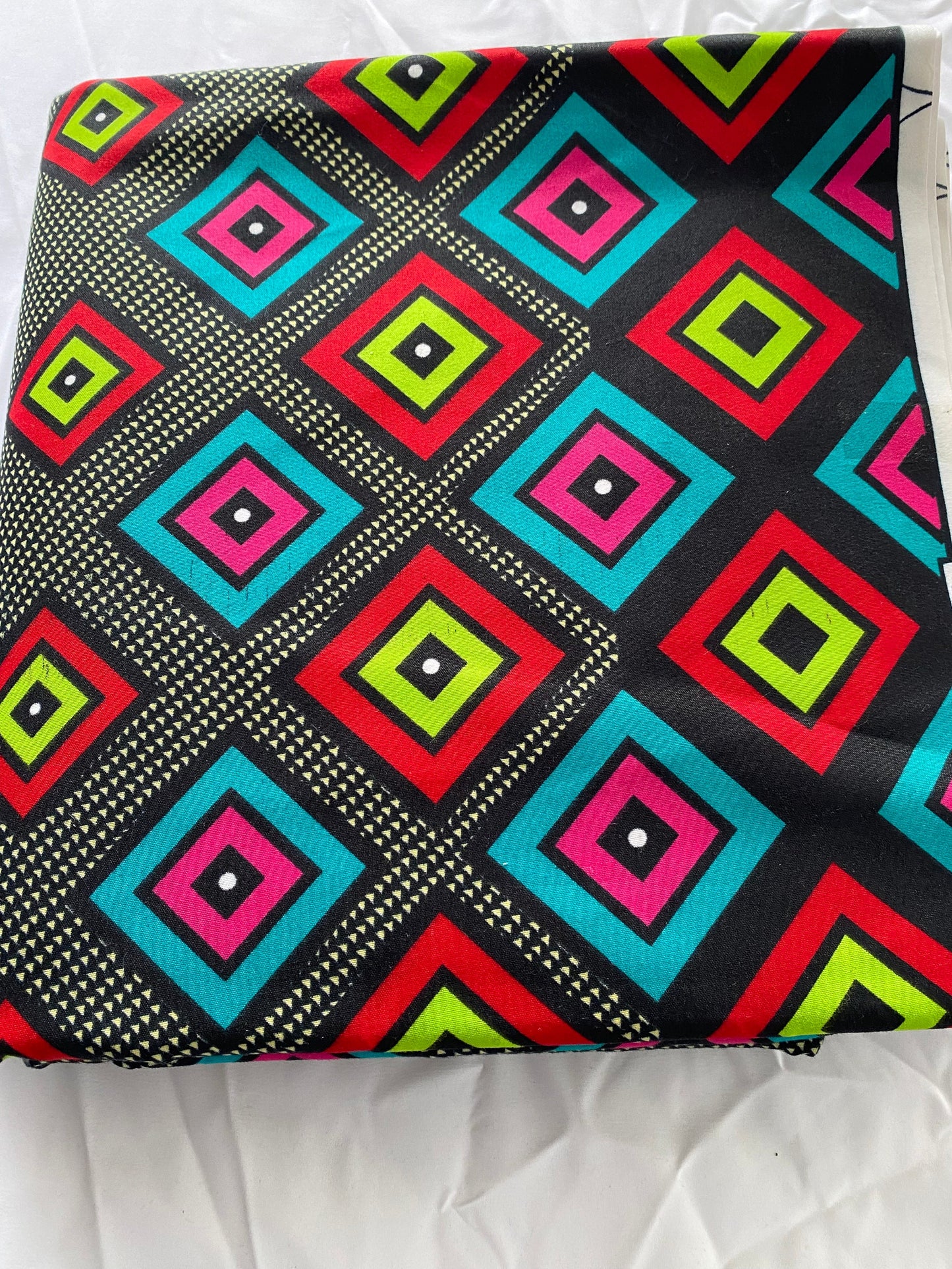 Polycotton African Fabric 6 Yards Soft Ankara Wax Print Material