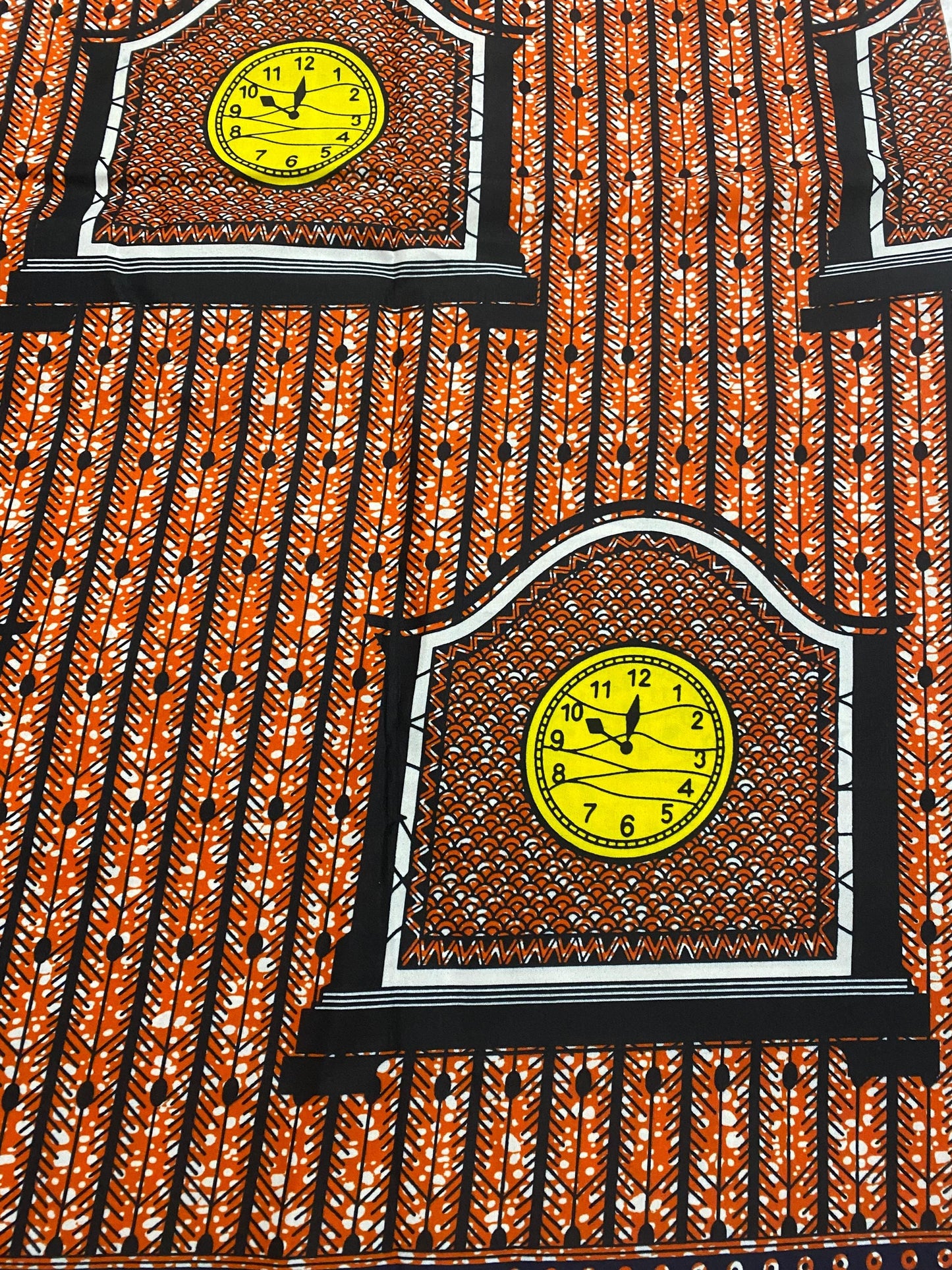 Polycotton African Fabric 6 Yards Soft Ankara Wax Print Material