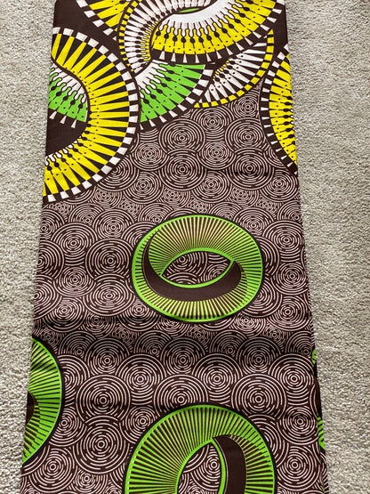 Polycotton African Fabric 6 Yards Soft Ankara Wax Print Material
