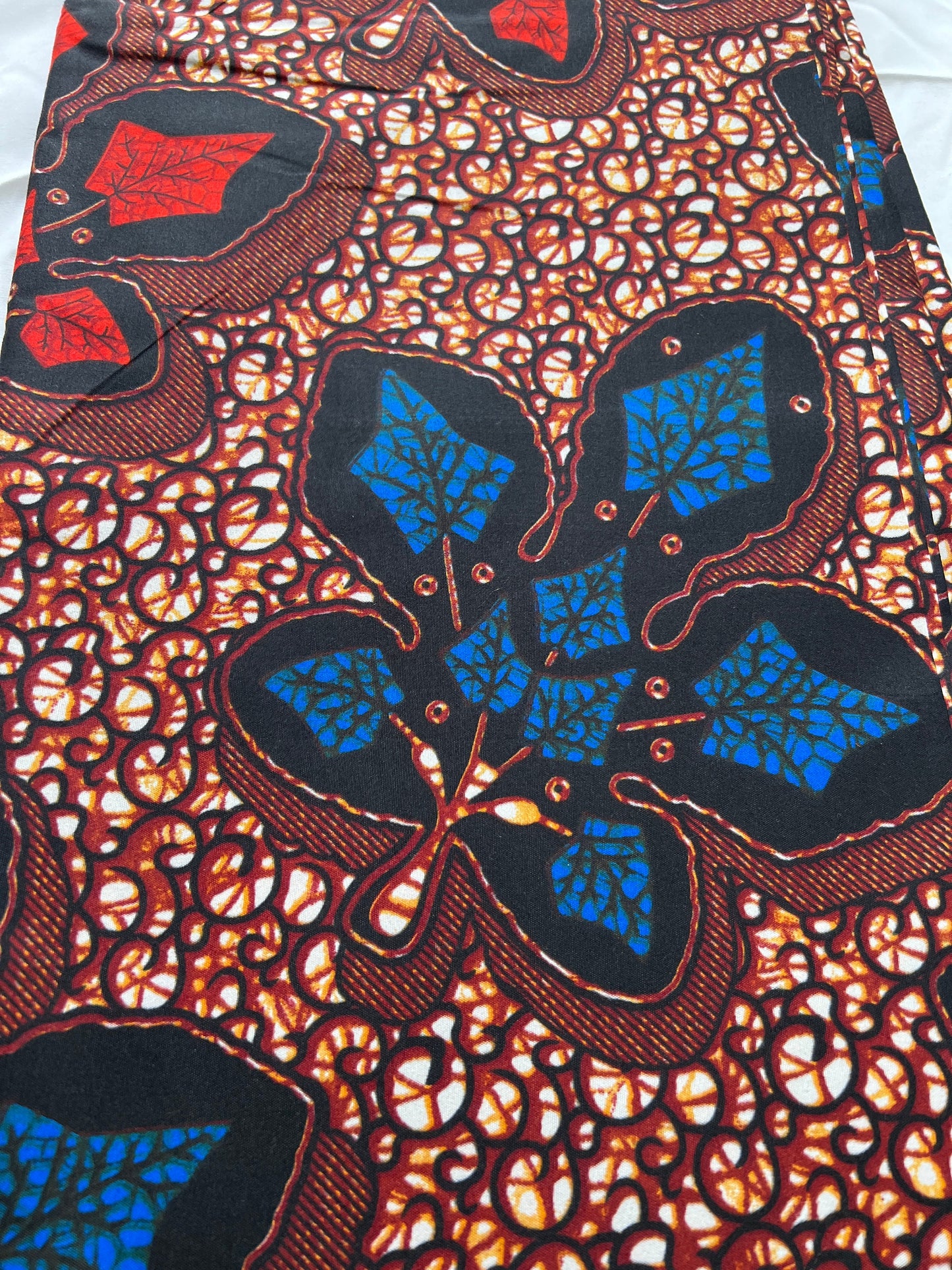 Polycotton African Fabric 6 Yards Soft Ankara Wax Print Material