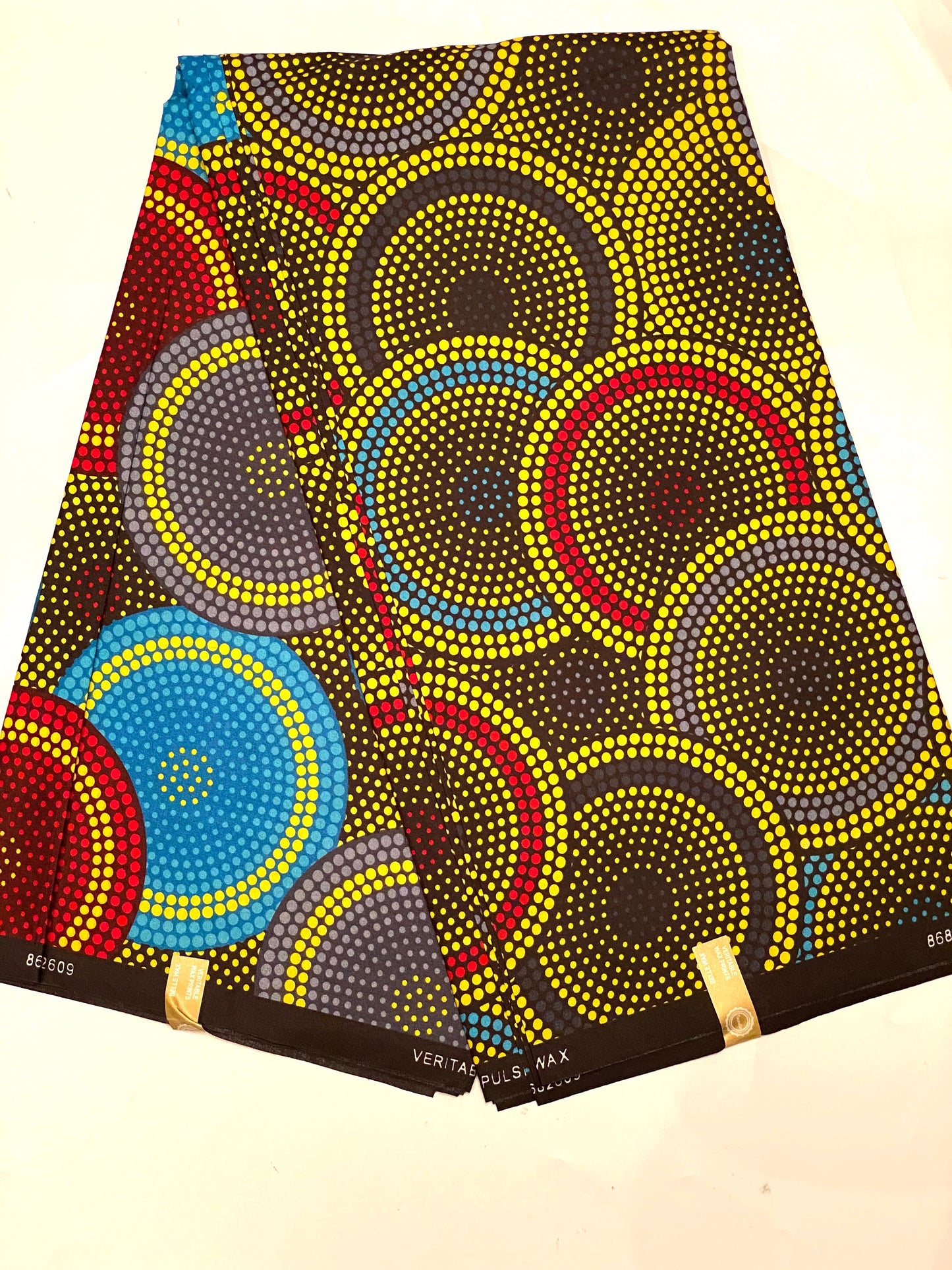 Polycotton African Fabric 6 Yards Soft Ankara Wax Print Material