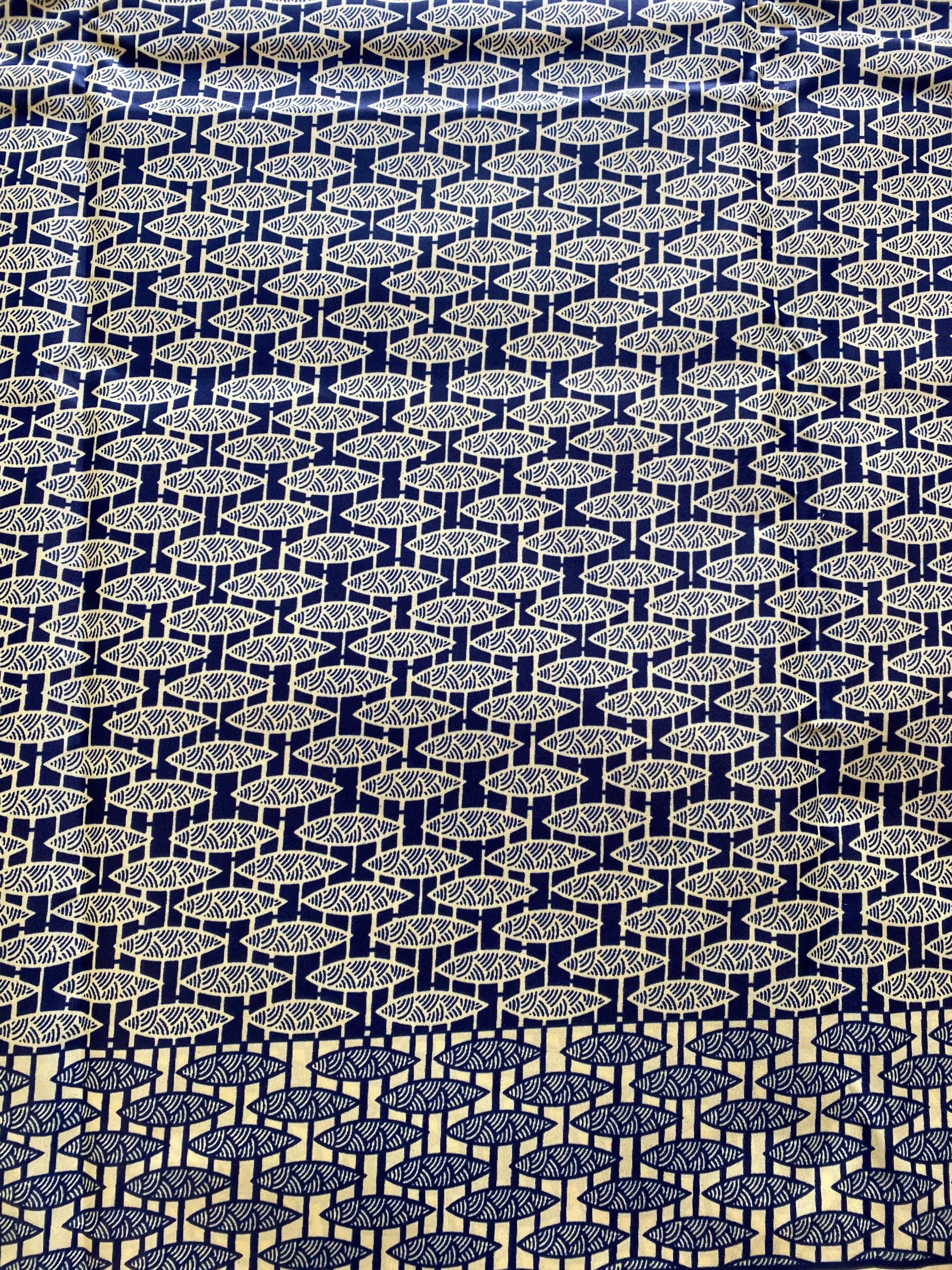 Polycotton African Fabric 6 Yards Soft Ankara Wax Print Material