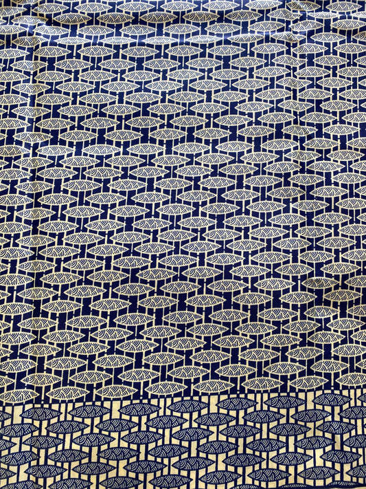 Polycotton African Fabric 6 Yards Soft Ankara Wax Print Material