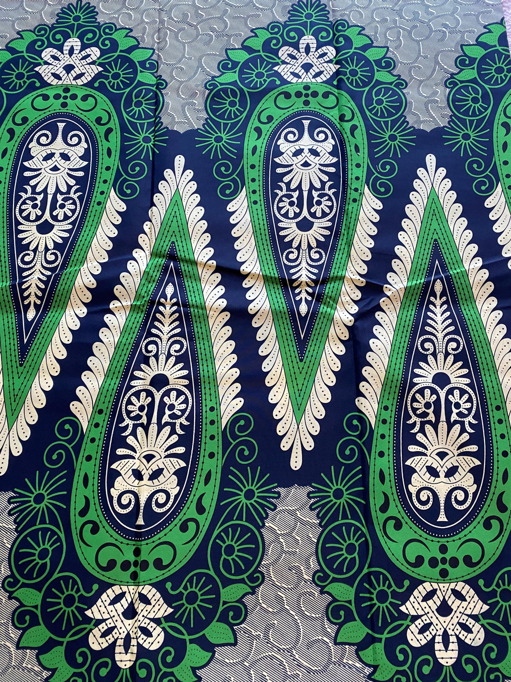 Polycotton African Fabric 6 Yards Soft Ankara Wax Print Material