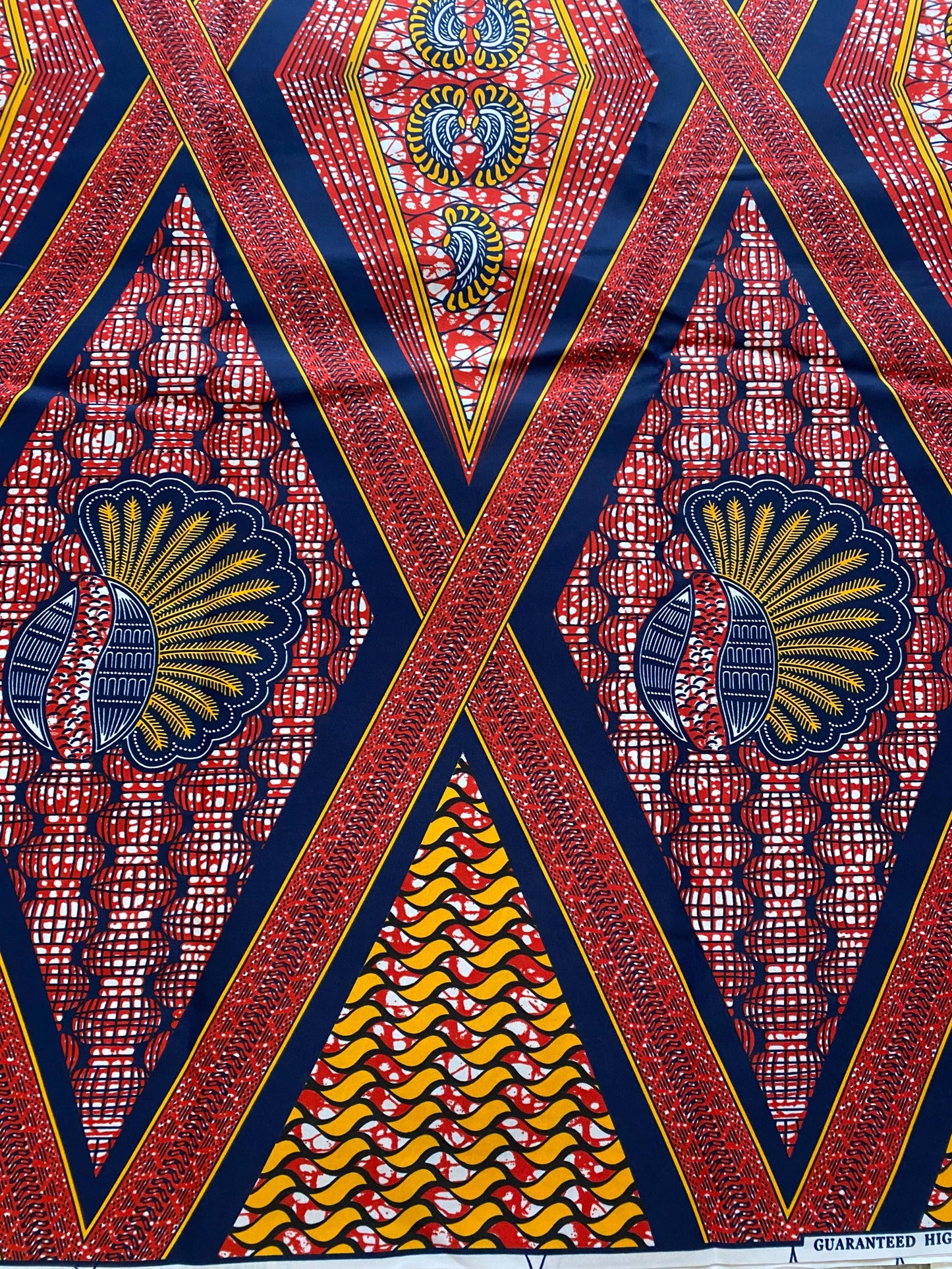 Polycotton African Fabric 6 Yards Soft Ankara Wax Print Material