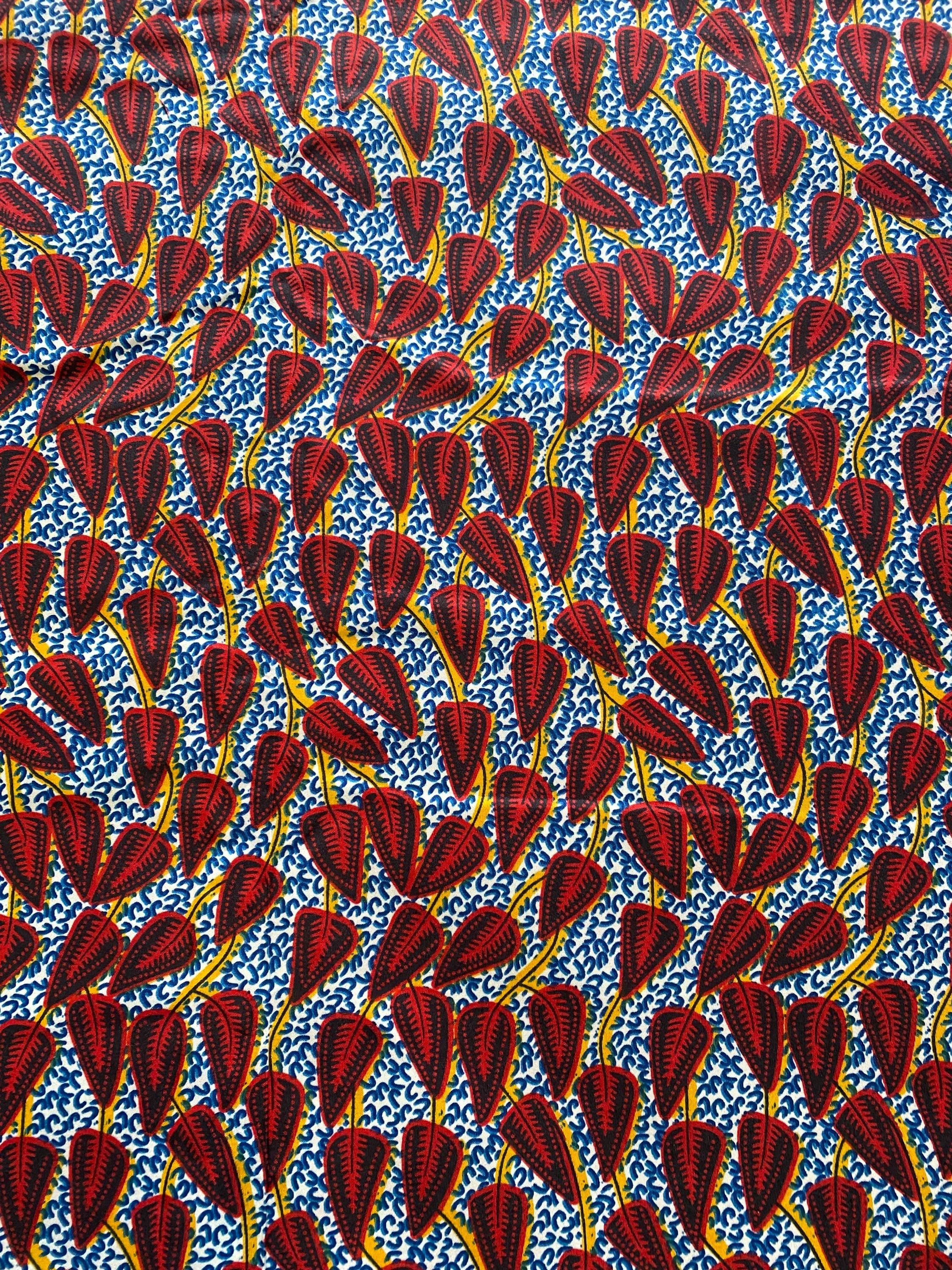 Polycotton African Fabric 6 Yards Soft Ankara Wax Print Material