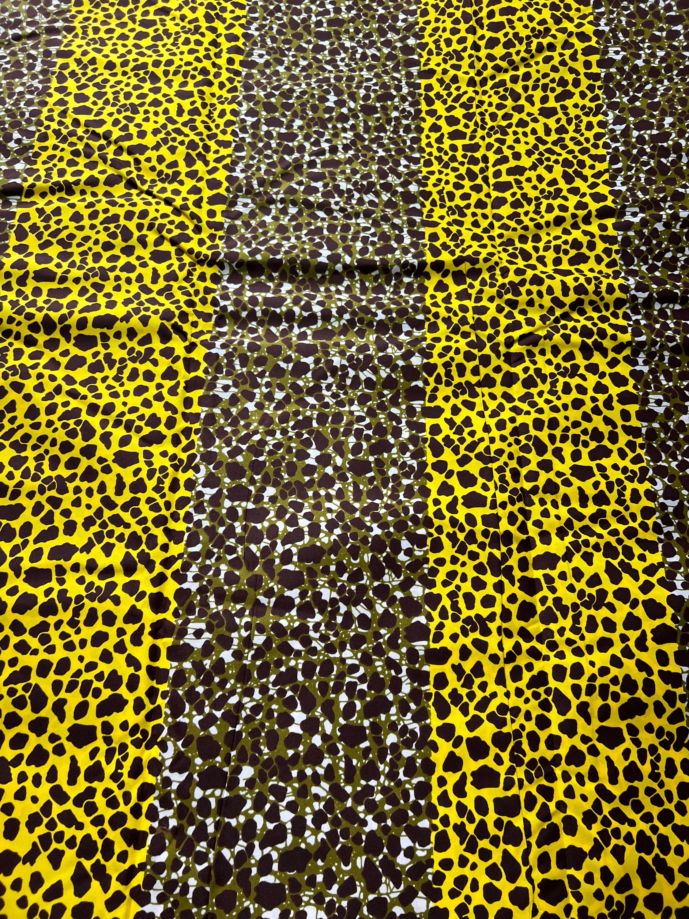 Polycotton African Fabric 6 Yards Soft Ankara Wax Print Material