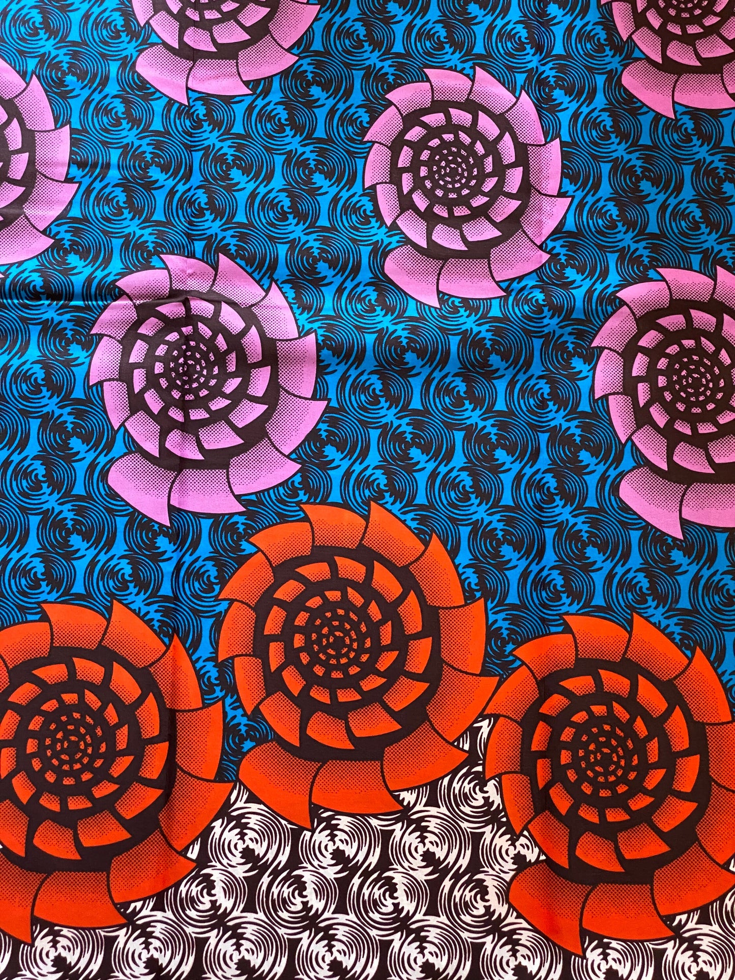 Polycotton African Fabric 6 Yards Soft Ankara Wax Print Material
