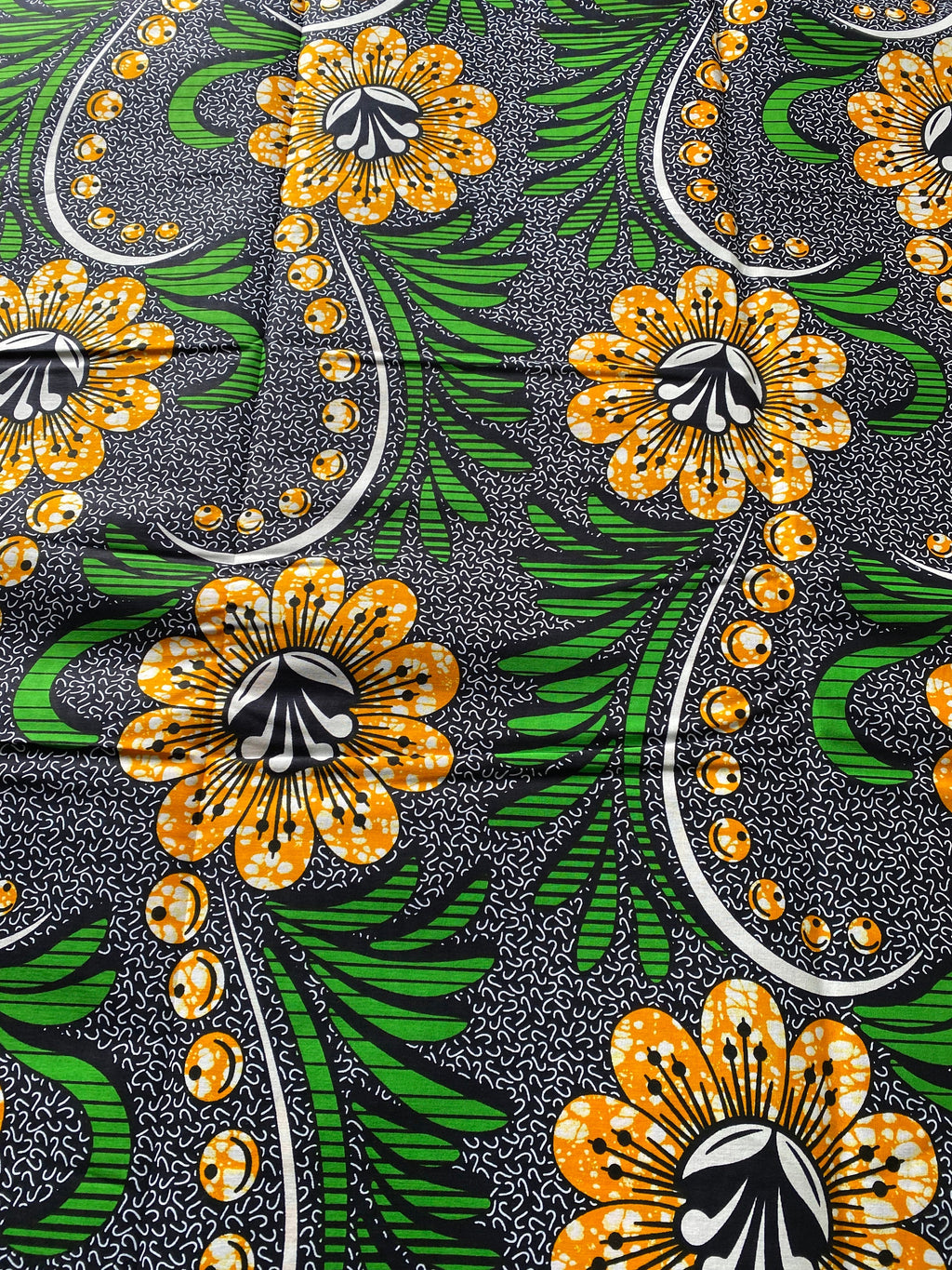 6 Yards 100% Cotton Ankara Wax Print Fabric African Print for Dressmaking, Quilting & Home Décor