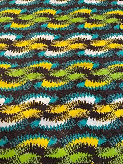 Polycotton African Fabric 6 Yards Soft Ankara Wax Print Material