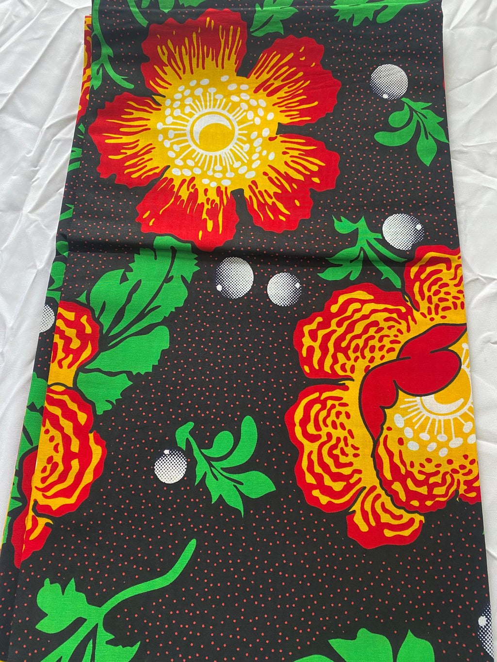 6 Yards 100% Cotton Ankara Wax Print Fabric African Print for Dressmaking, Quilting & Home Décor