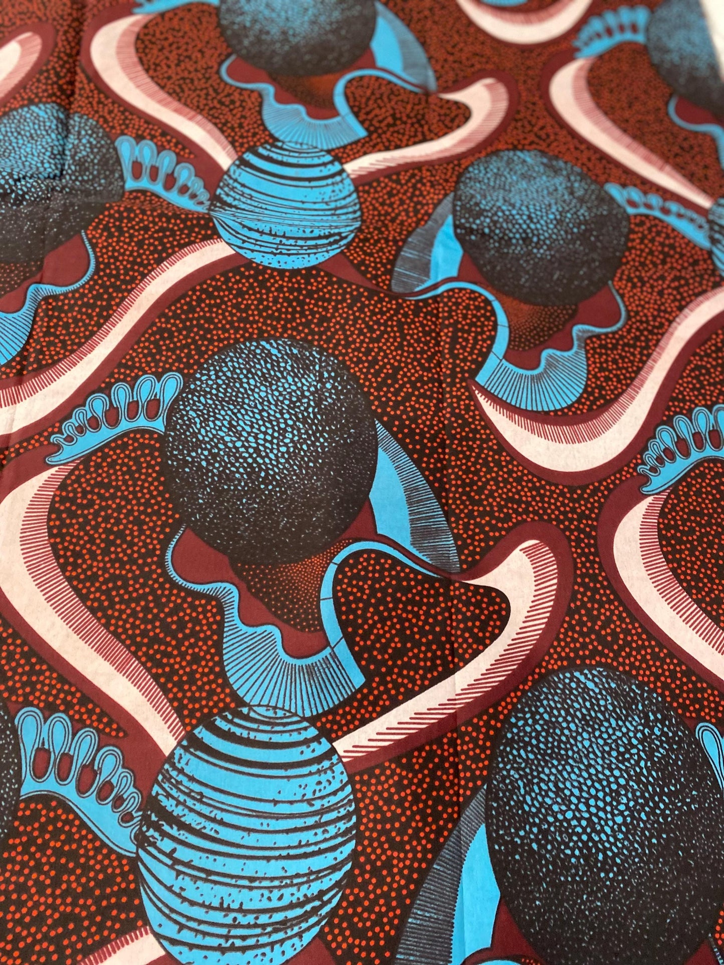 Polycotton African Fabric 6 Yards Soft Ankara Wax Print Material