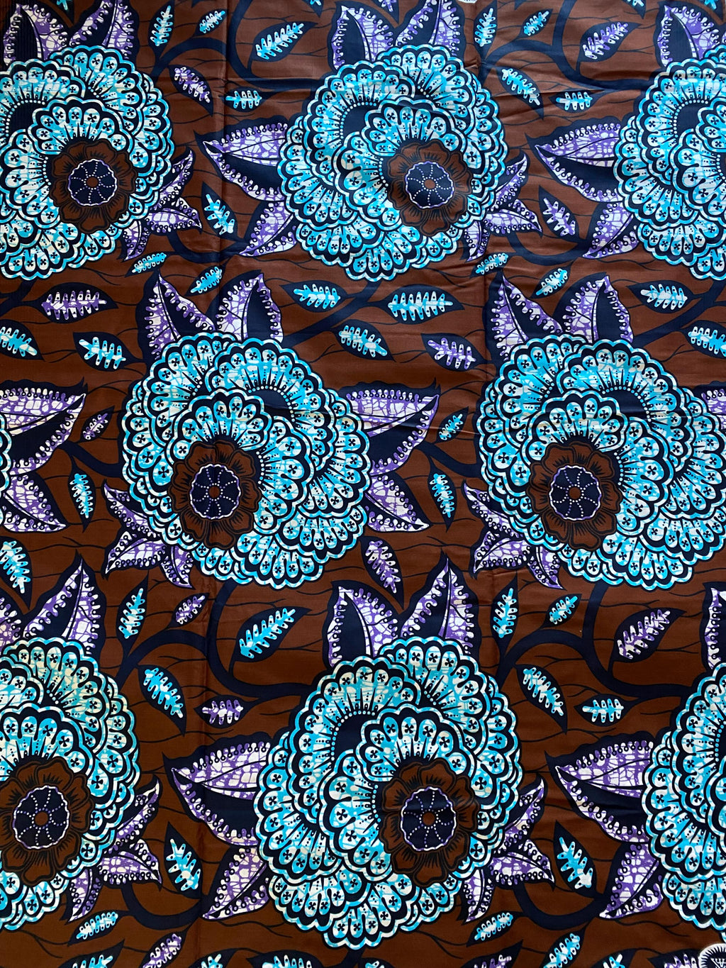 6 Yards Ankara Wax Print Fabric, African Cotton Print