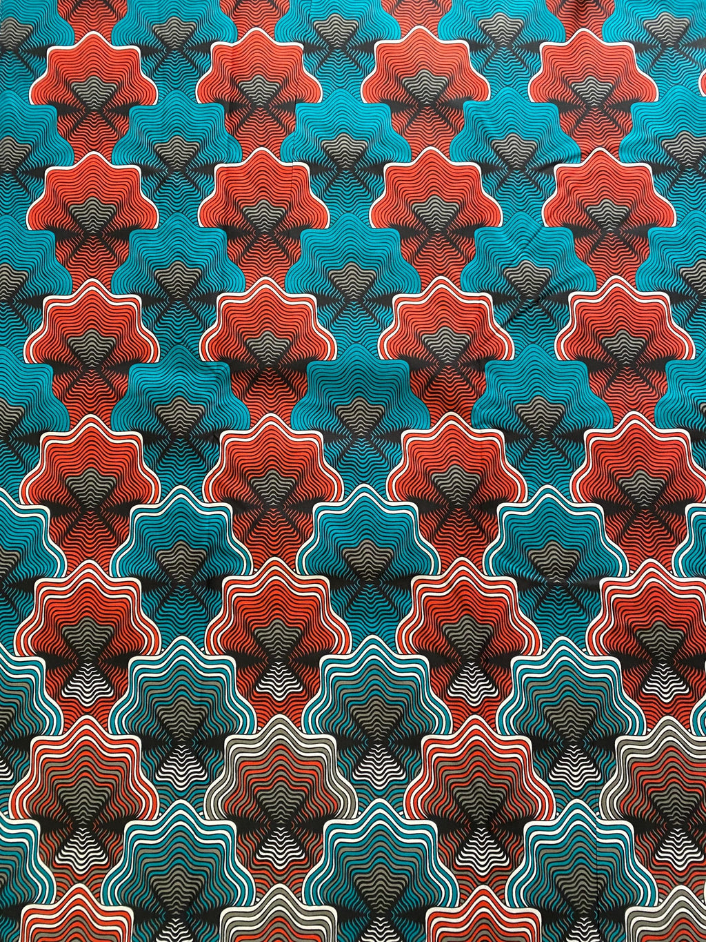 Polycotton African Fabric 6 Yards Soft Ankara Wax Print Material