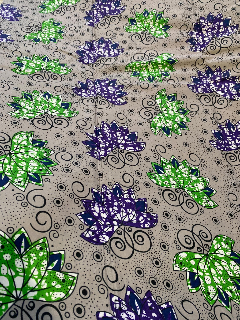 Polycotton African Fabric 6 Yards Soft Ankara Wax Print Material