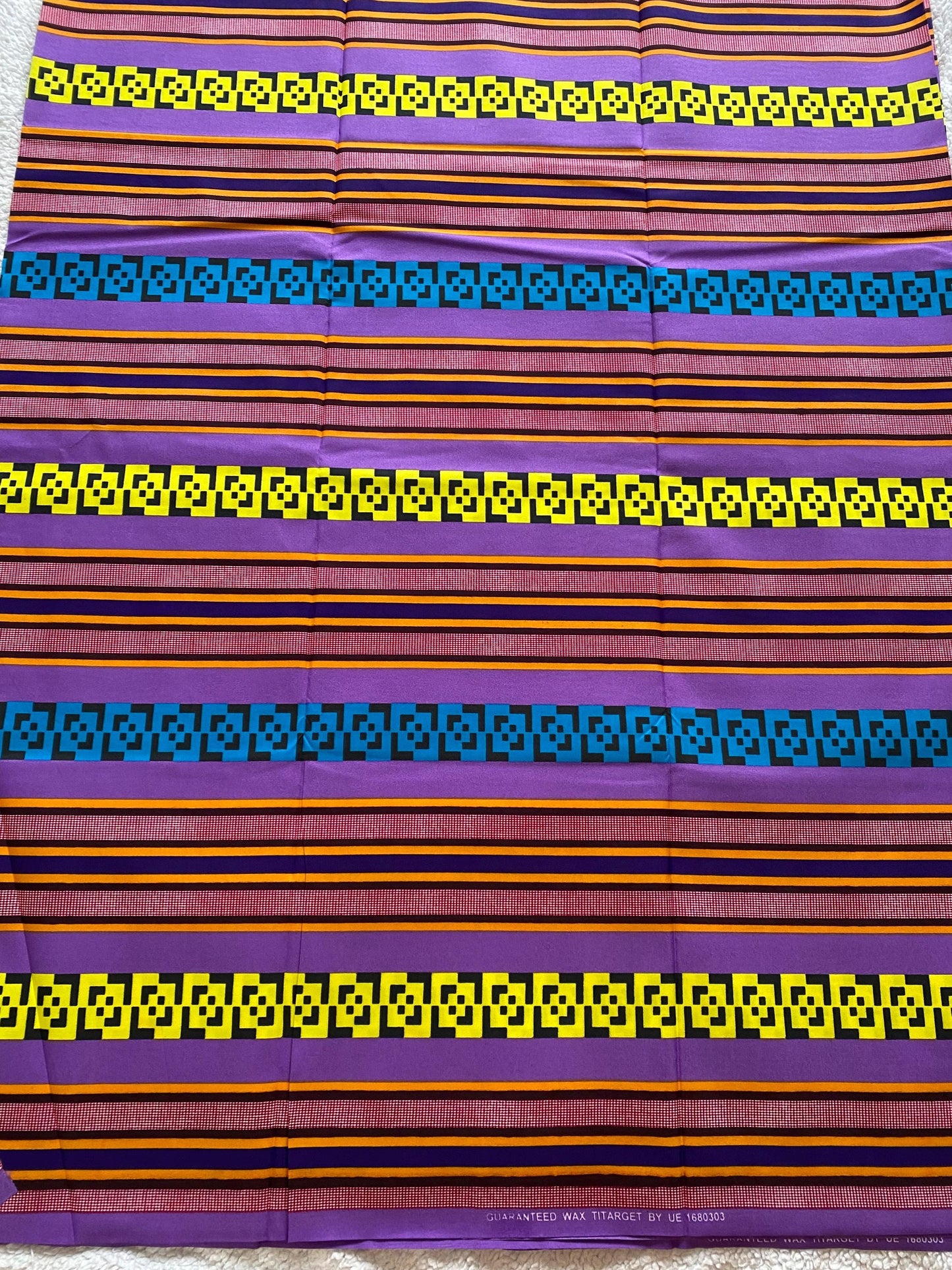 Polycotton African Fabric 6 Yards Soft Ankara Wax Print Material