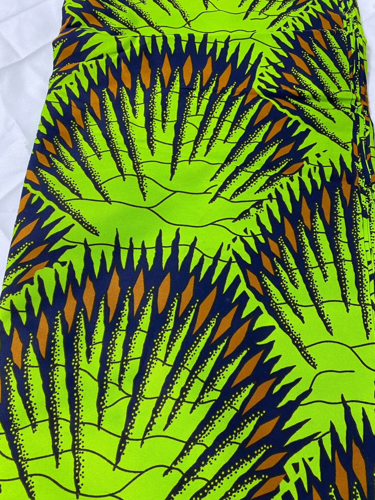 Polycotton African Fabric 6 Yards Soft Ankara Wax Print Material