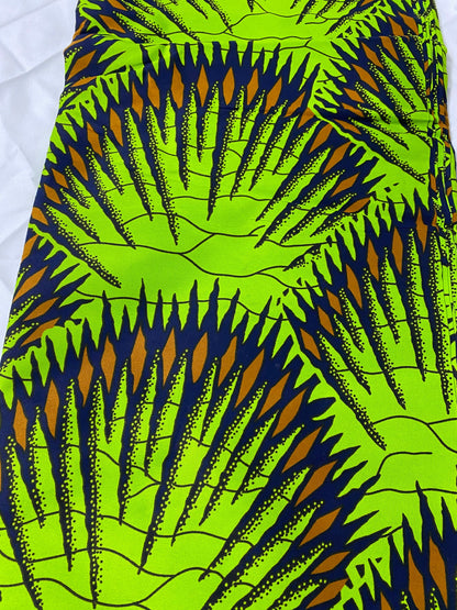 Polycotton African Fabric 6 Yards Soft Ankara Wax Print Material