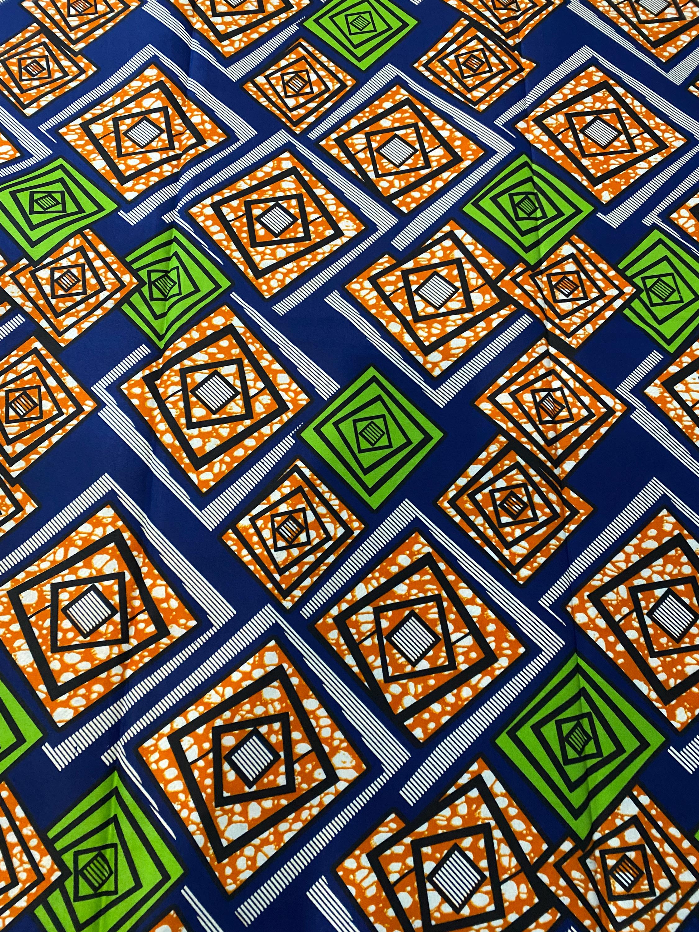 Ankara Fabric 6 Yards: Soft Polycotton African Print for Sewing & Crafts