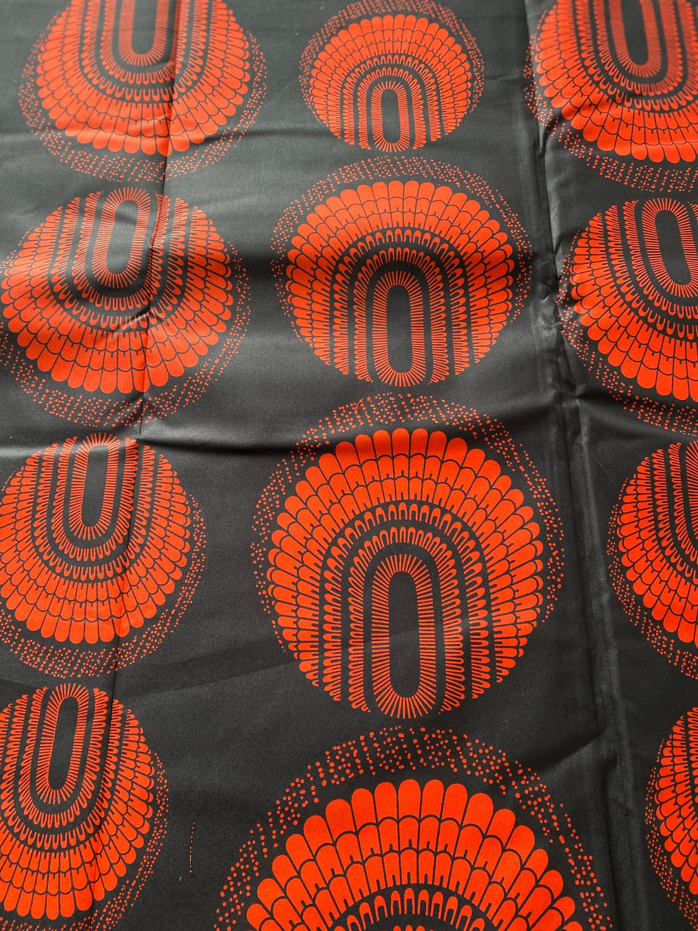Polycotton African Fabric 6 Yards Soft Ankara Wax Print Material
