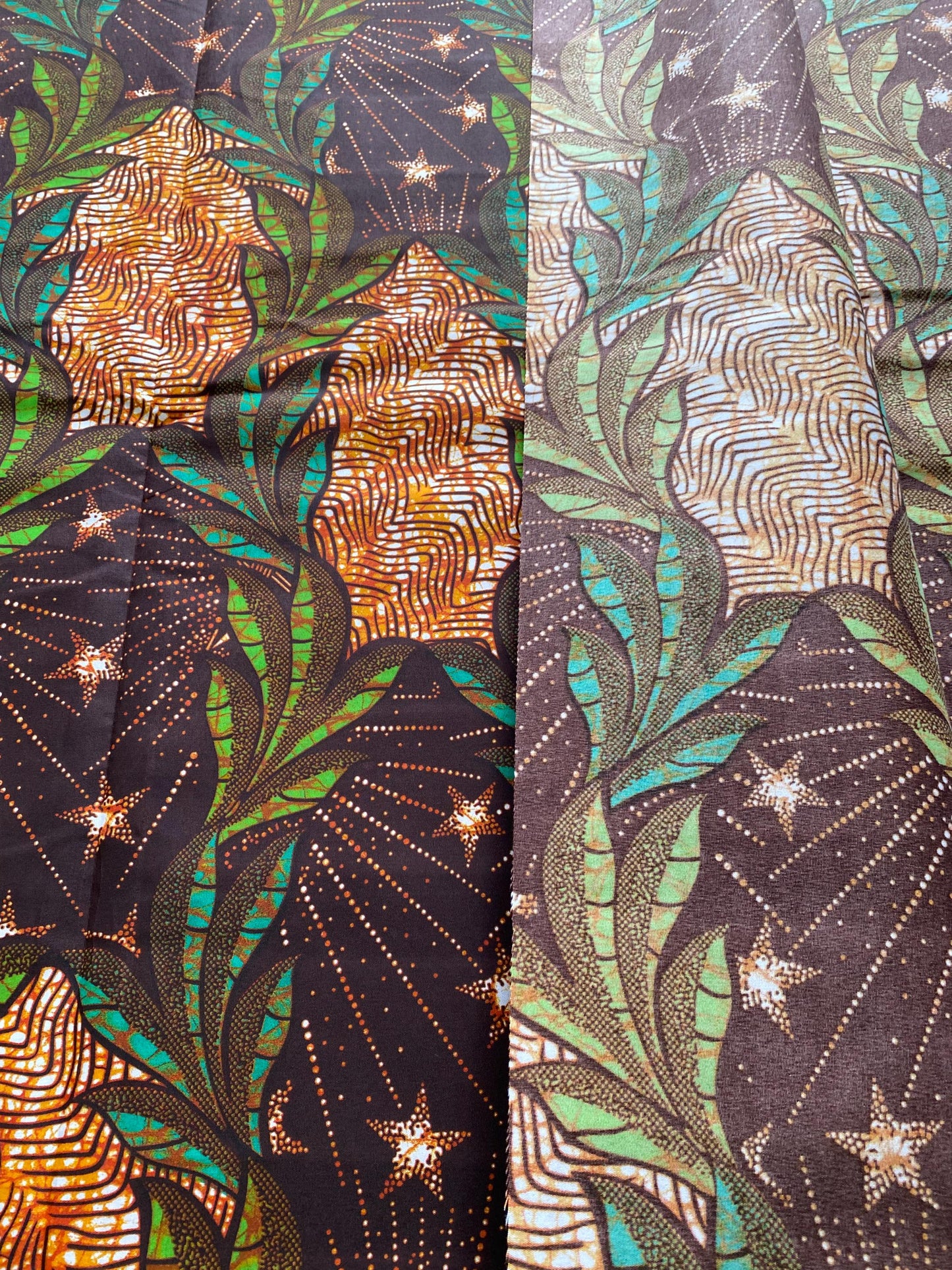 Polycotton African Fabric 6 Yards Soft Ankara Wax Print Material