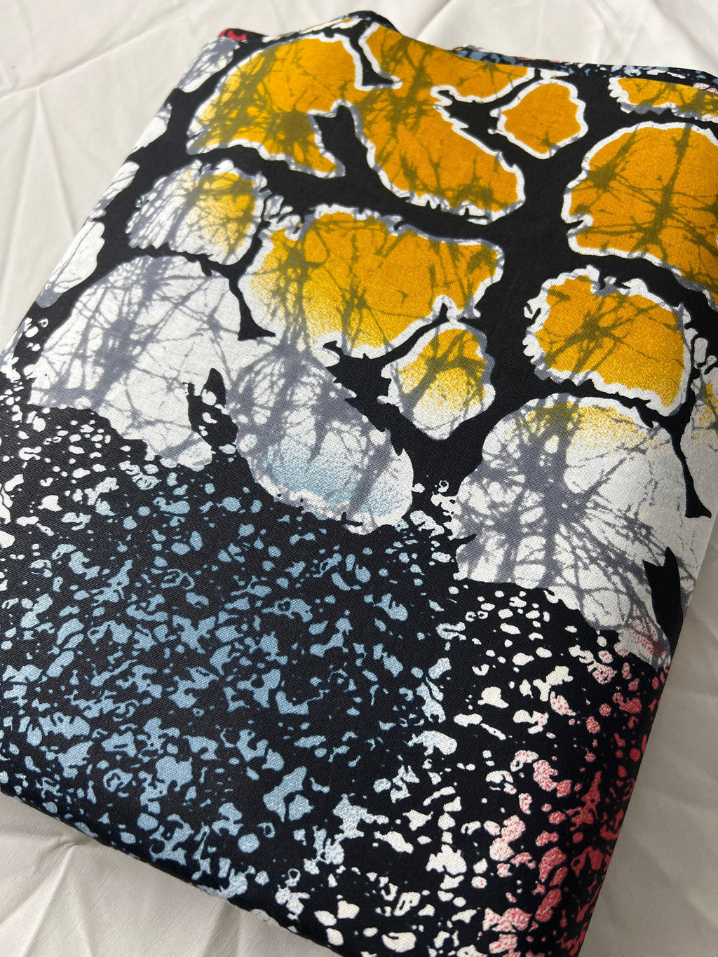 Bold Ankara African Print Fabric: 6 Yards 100% Cotton Wax Print