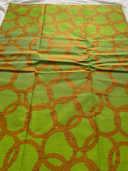 Polycotton African Fabric 6 Yards Soft Ankara Wax Print Material