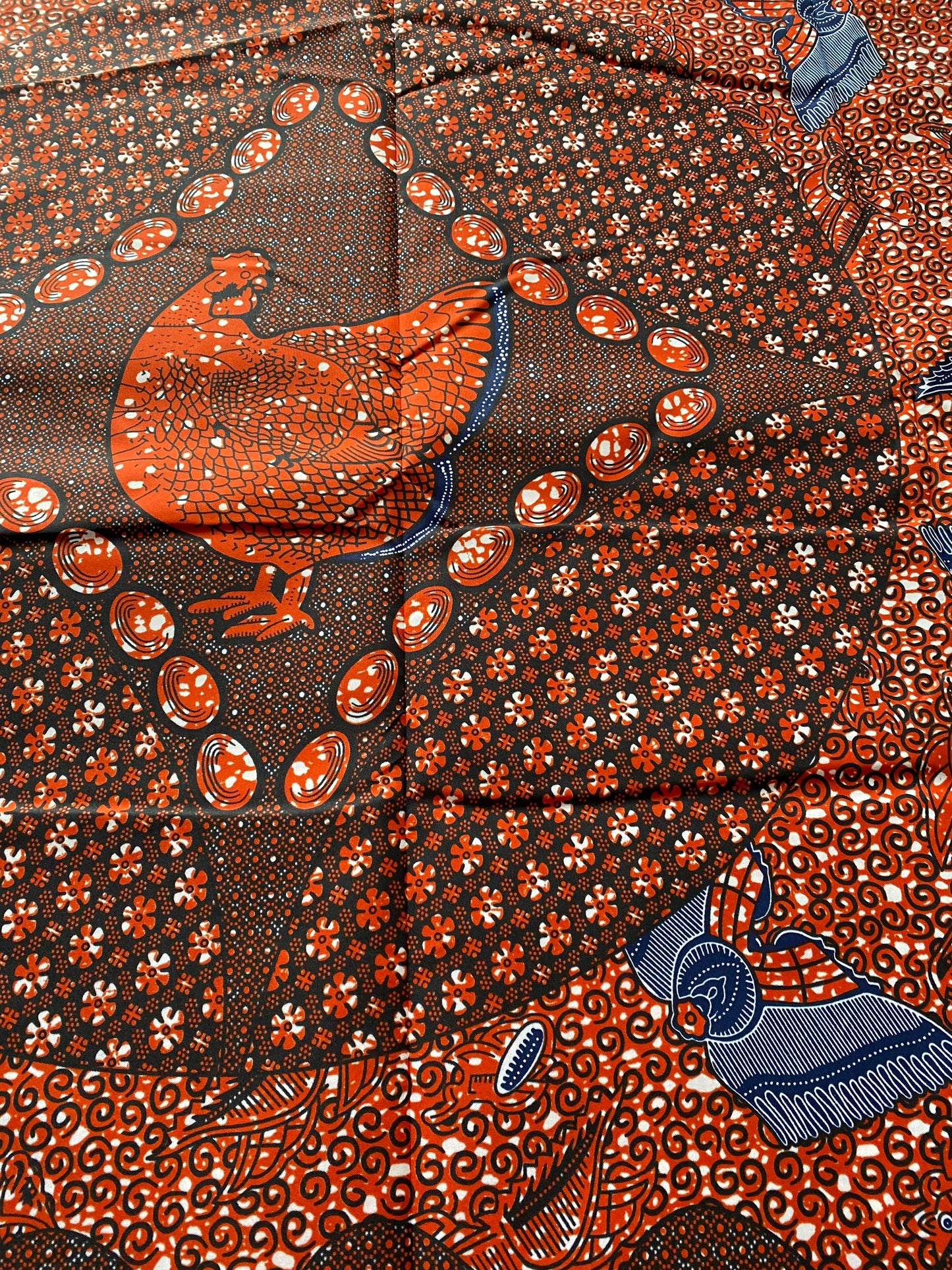 Polycotton African Fabric 6 Yards Soft Ankara Wax Print Material