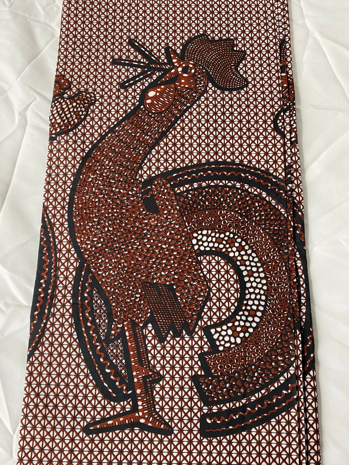 Polycotton African Fabric 6 Yards Soft Ankara Wax Print Material