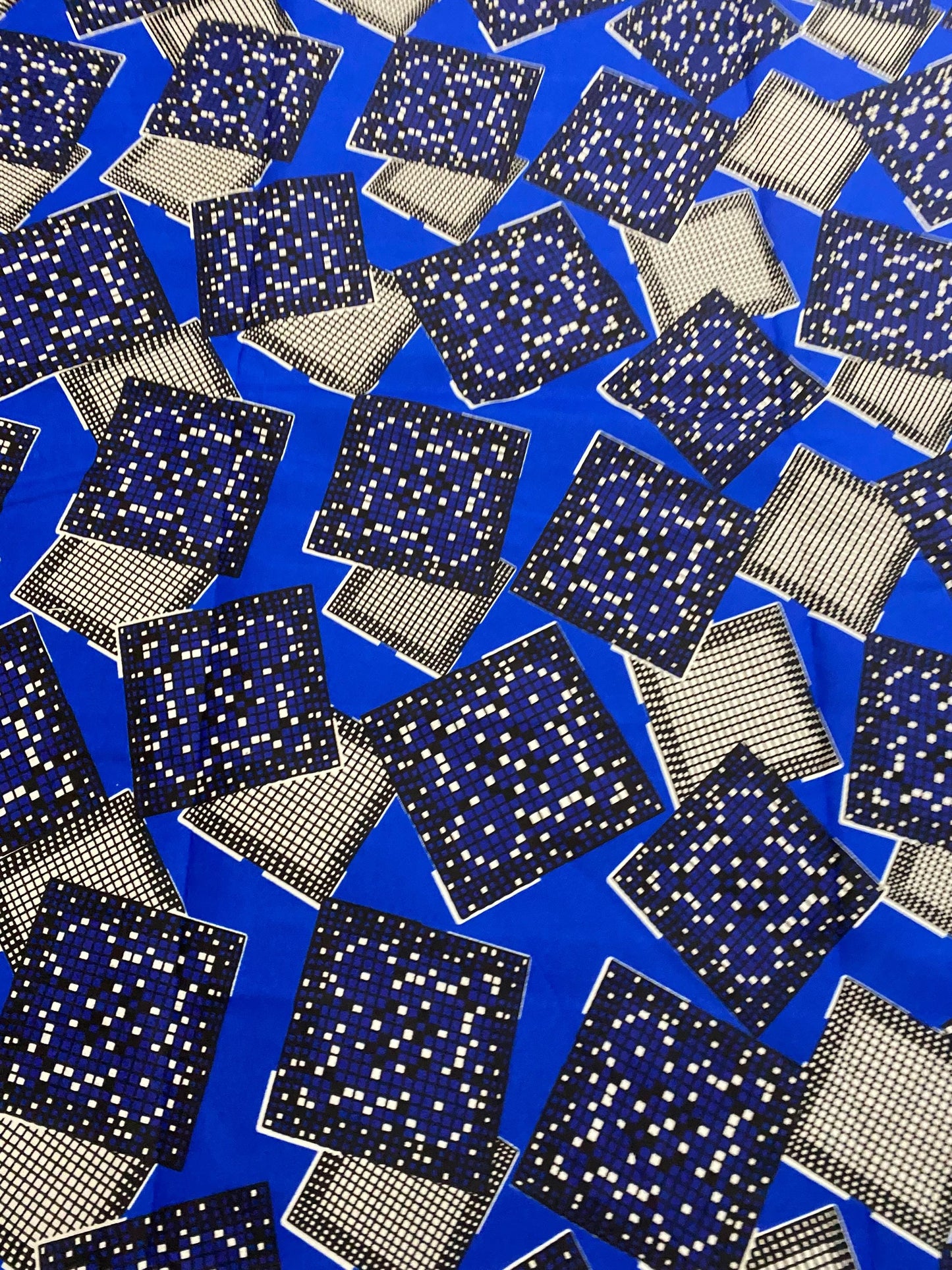 Polycotton African Fabric 6 Yards Soft Ankara Wax Print Material