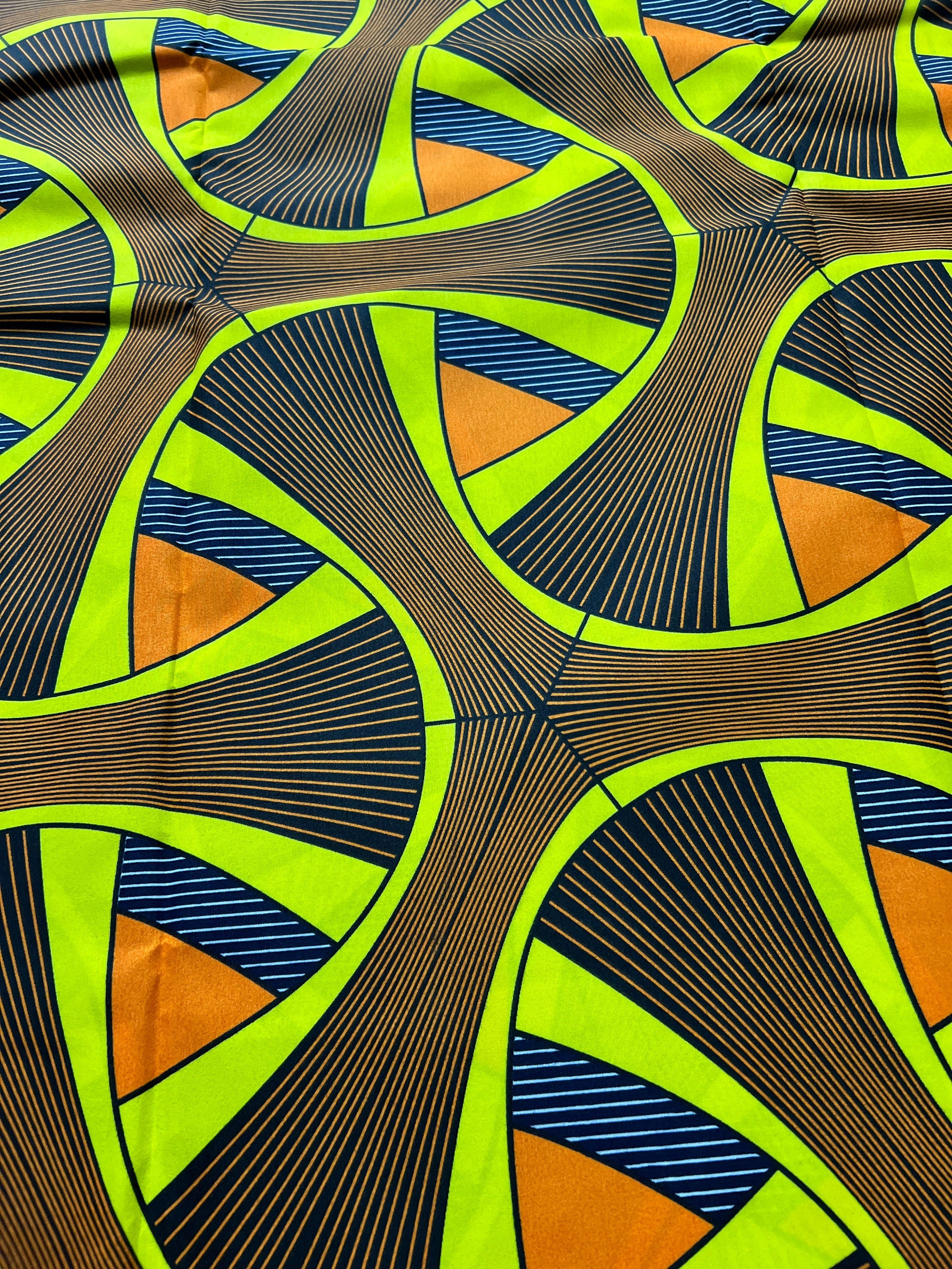 Polycotton African Fabric 6 Yards Soft Ankara Wax Print Material