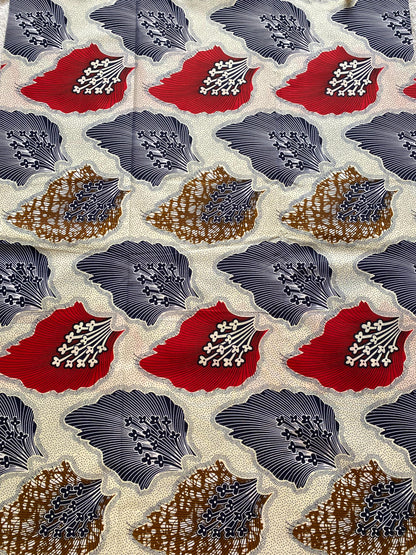 Polycotton African Fabric 6 Yards Soft Ankara Wax Print Material