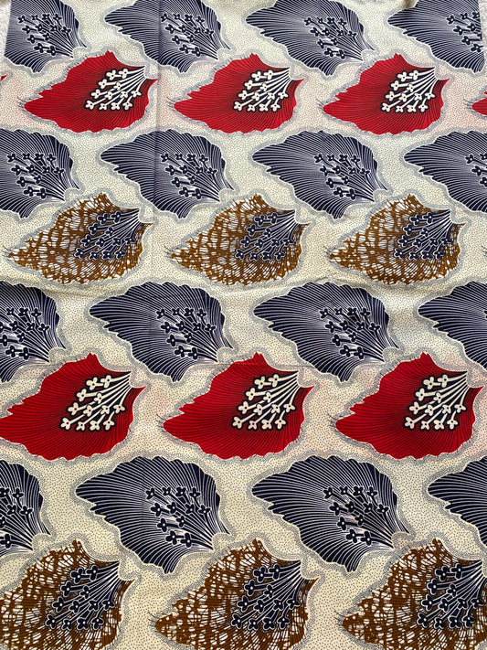 Polycotton African Fabric 6 Yards Soft Ankara Wax Print Material